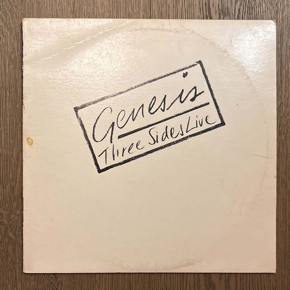 Genesis - Three Sides Live 2LP Vinyl Record (1982)